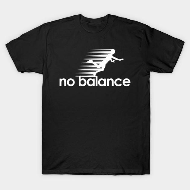 No Balance white logo T-Shirt by theshirts